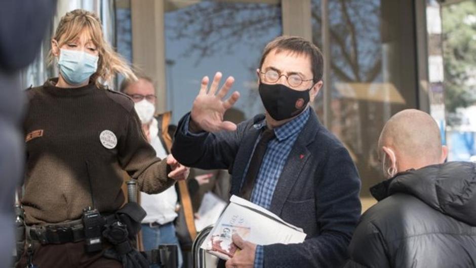 Monedero, al juez sobre la factura de Neurona: «Está claro que la hago un domingo en mi casa»