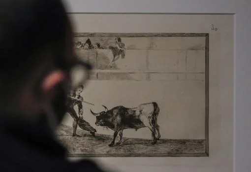 Imagen de la exposición «Goya en la mirada de Picasso» en la Fundación Bancaja