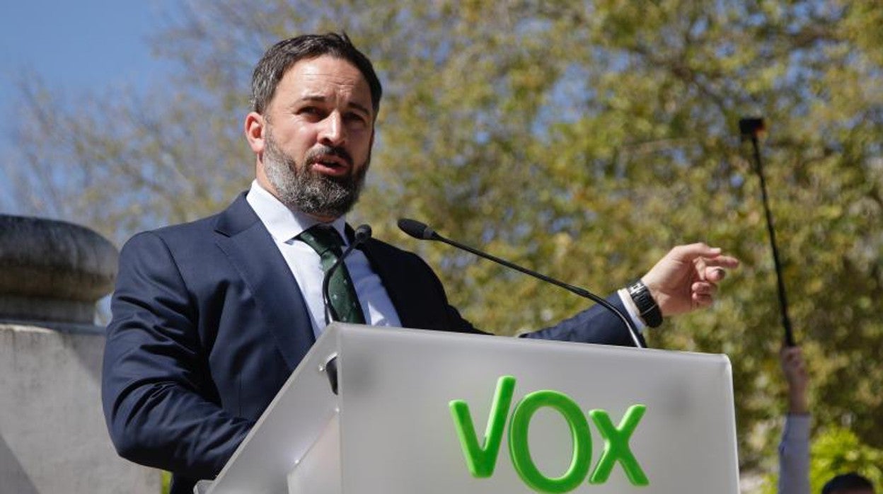 El presidente de Vox, Santiago Abascal, en una imagen de archivo