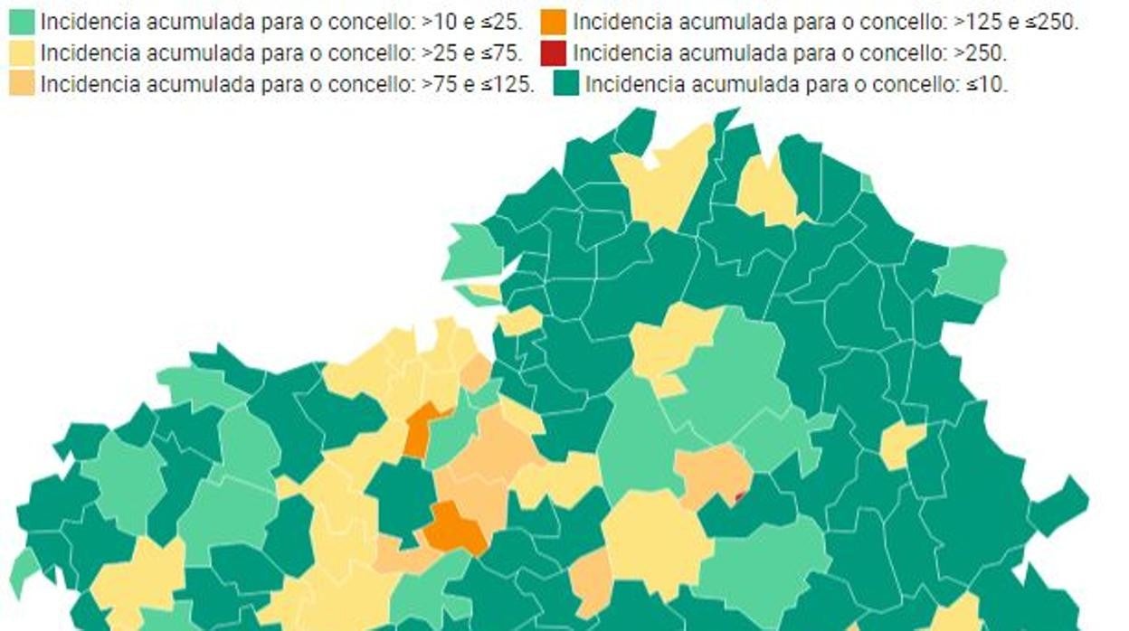 Coronavirus Galicia: Consulta en el mapa los datos de cada concello este Viernes Santo