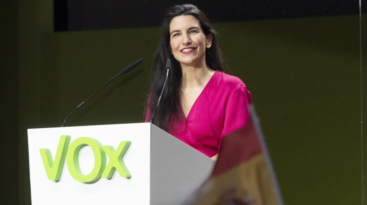 La candidata de Vox a las elecciones de la Comunidad de Madrid, Rocío Monasterio