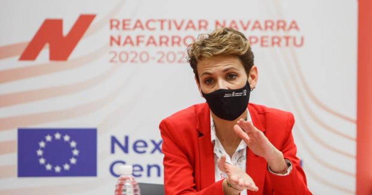 La presidenta de Navarra María Chivite anunciaba este martes las próximas medidas contra el Covid-19.