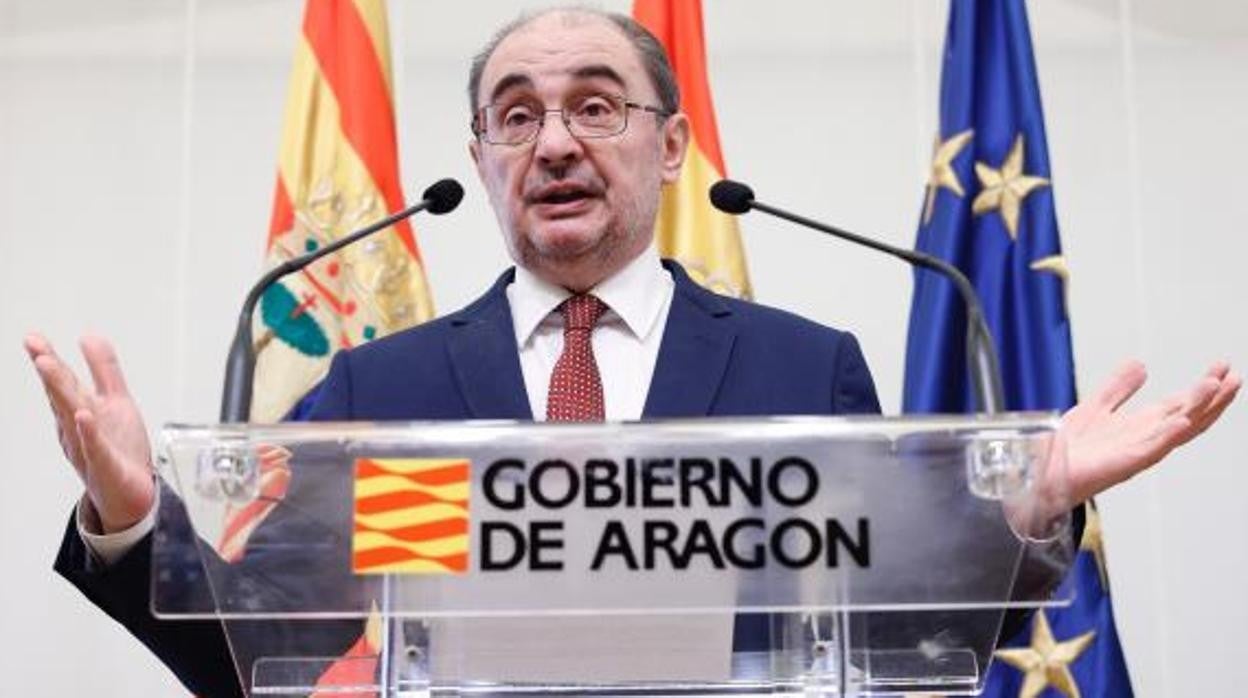 Javier Lambán (PSOE), presidente de Aragón