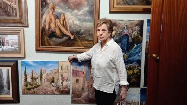 Isabel Morera, la pintora realista que recrea los 'toledos' en sus lienzos