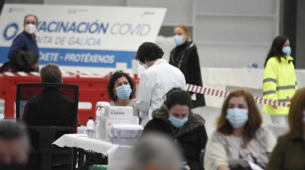 Campaña de vacunación realizada en el Instituto Ferial de Vigo (IFEVI)