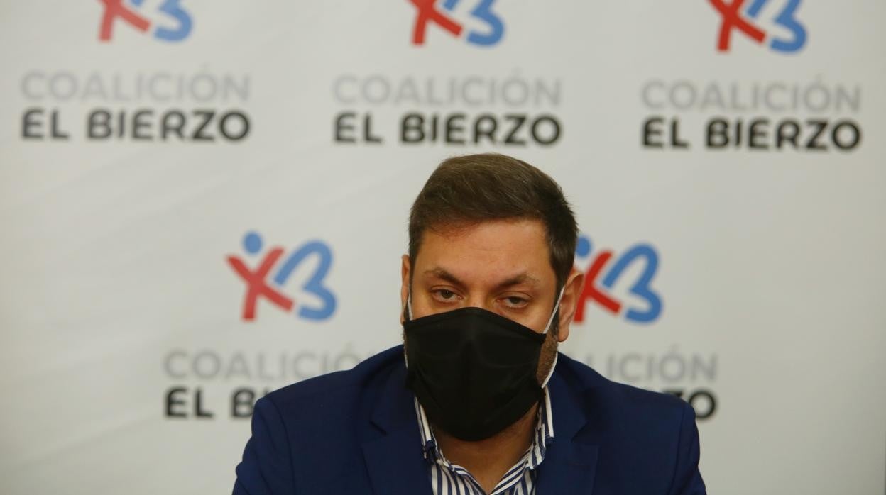 Iván Alonso, secretario general de «Coalición por el Bierzo», en una imagen de archivo