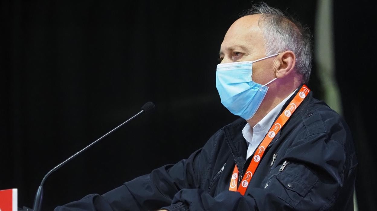 Faustino Temprano, durante su intervención en el congreso