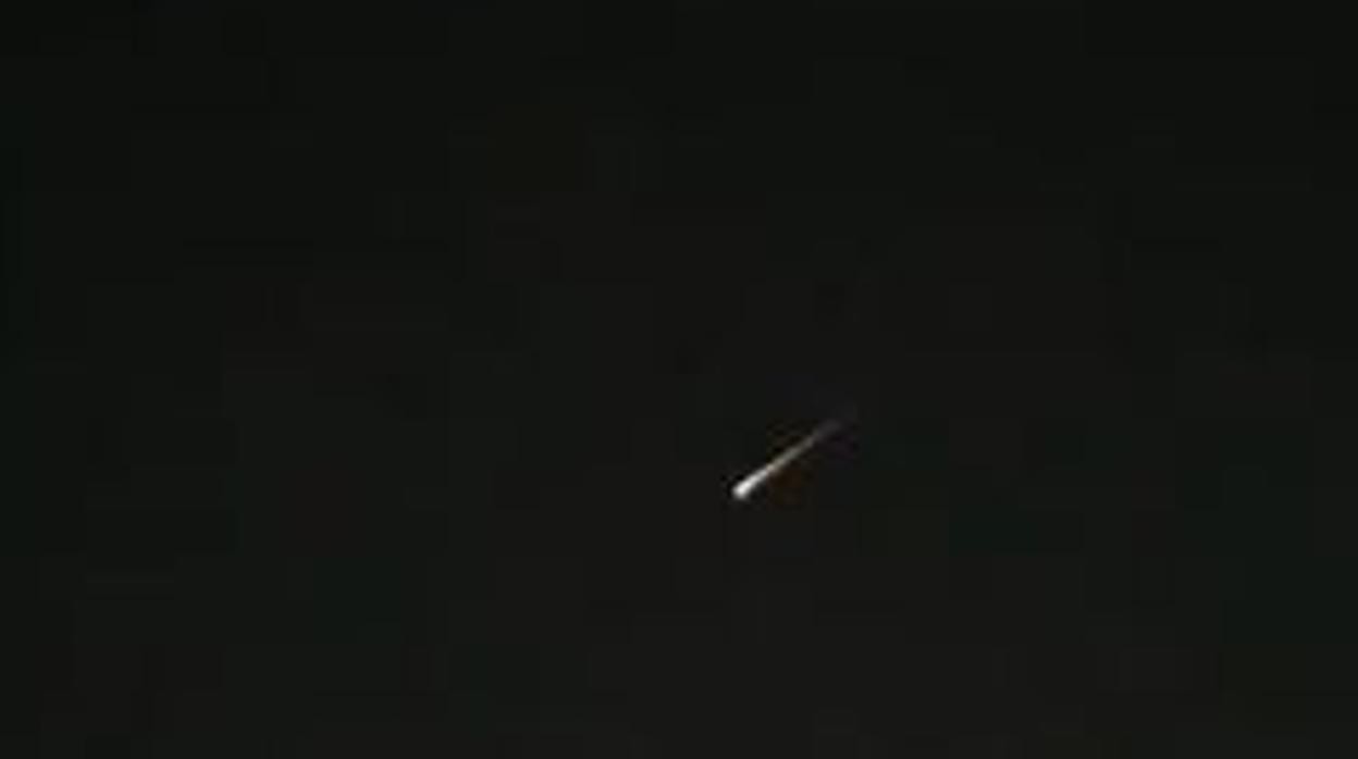 Imagen del meteorito captado por un joven