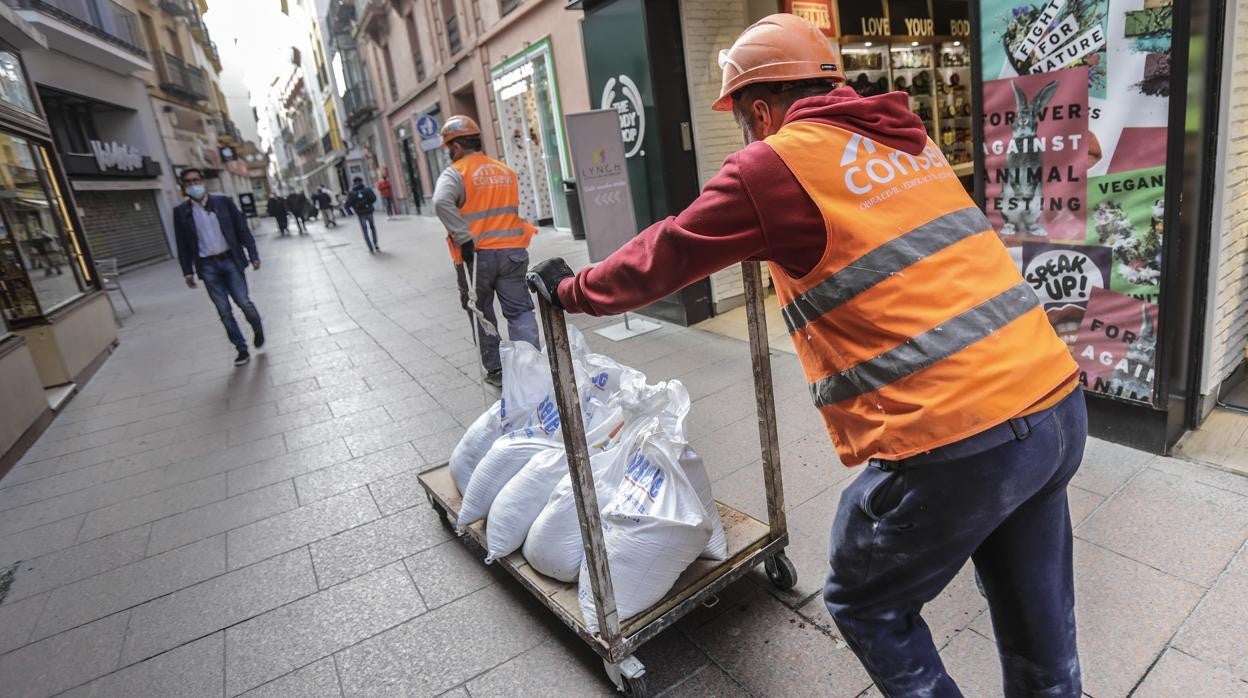 Trabajadores durante la pandemia