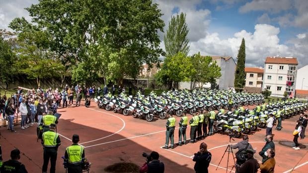 La Guardia Civil rinde un emotivo homenaje a los dos agentes fallecidos en acto de servicio en Ciudad Rodrigo