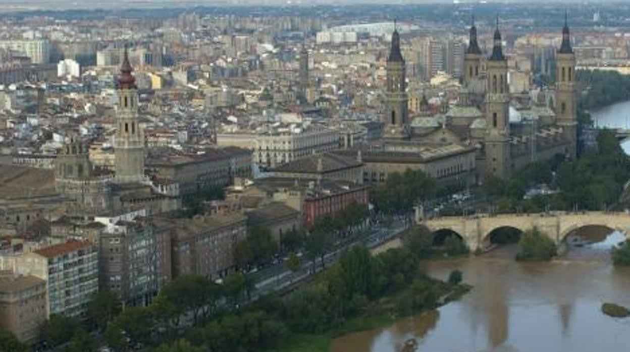 Vista aérea de Zaragoza