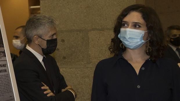 Ayuso califica de «deleznables» las acusaciones de «organización criminal» de Marlaska contra el PP