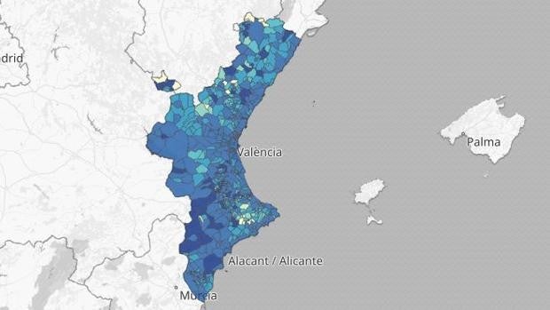 Listado por municipios de los últimos rebrotes de coronavirus en Valencia y situación en las residencias