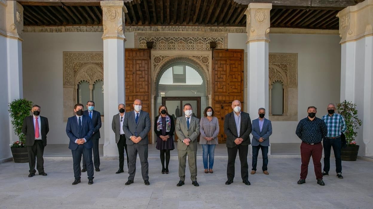 Consejo de Gobierno abierto celebrado este martes en Toledo entre la Junta y el sector del taxi