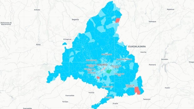 Mapa de los resultados de las elecciones de Madrid 2021: descubre quién ha ganado en tu barrio