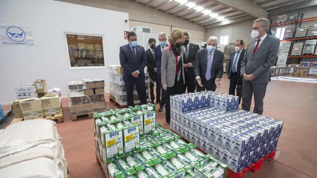La Reina Sofía considera «increíble» y «necesaria» la labor de los bancos de alimentos