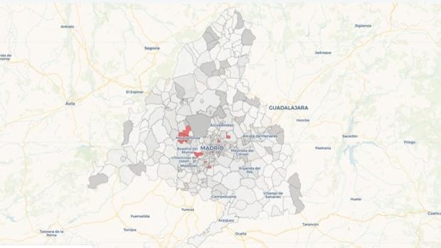 Mapa confinamiento Madrid | Las 14 zonas confinadas tras el final del estado de alarma