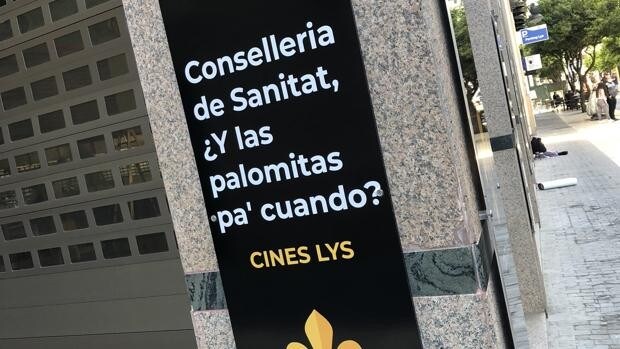 Los cines valencianos, en pie de guerra contra la Generalitat por «demonizar» las palomitas