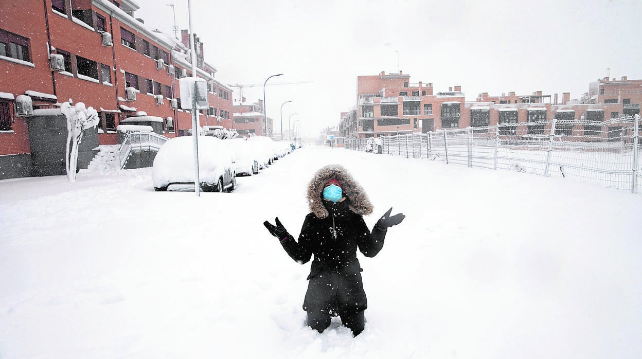 Localidad de Illescas, en Toledo, donde la tormenta Filomena dejó una gran nevada