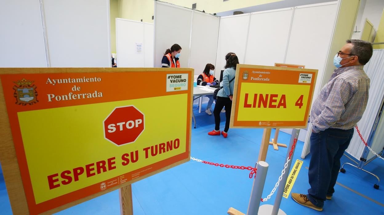 Jornada de vacunación masiva en Ponferrada