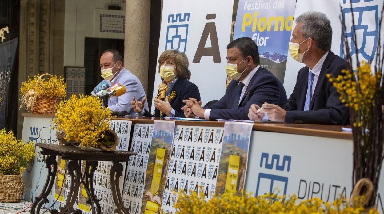 Presentación del Festival del Piorno en Flor en la provincia de Ávila