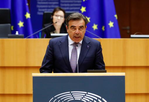 El vicepresidente de la Comisión Europea, Margaritis Schinas