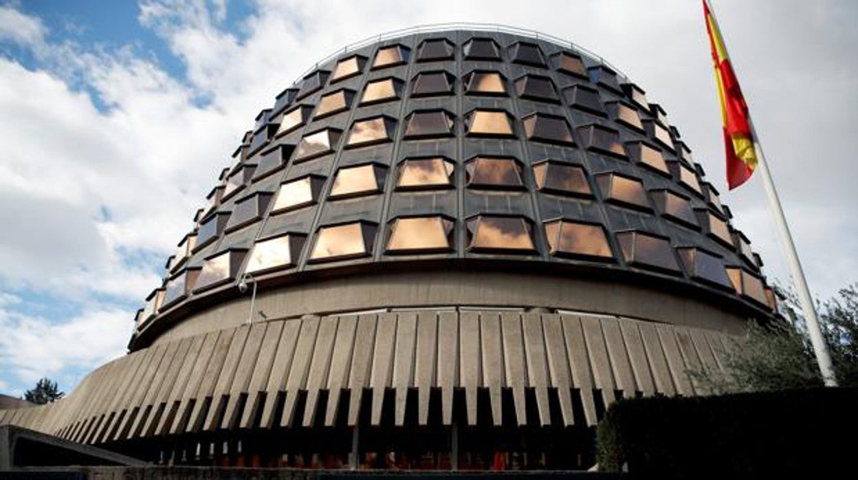 Fachada del Tribunal Constitucional, en Madrid