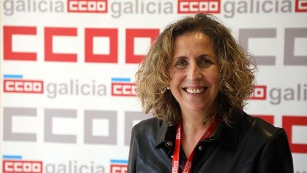 Amelia Pérez, primera mujer al frente de CCOO en Galicia