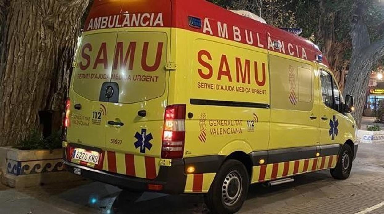 Imagen de archivo de una ambulancia del SAMU