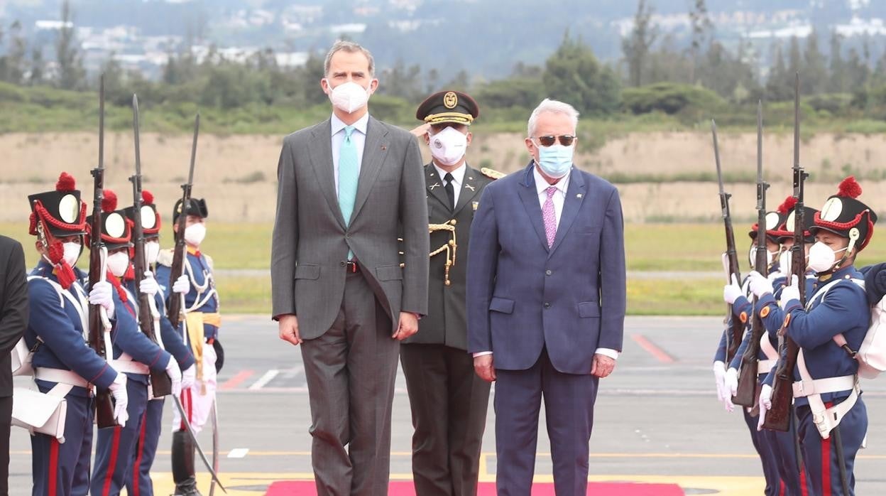 Encuentro del Rey con el Presidente Electo de la República de Ecuador, Guillermo Lasso