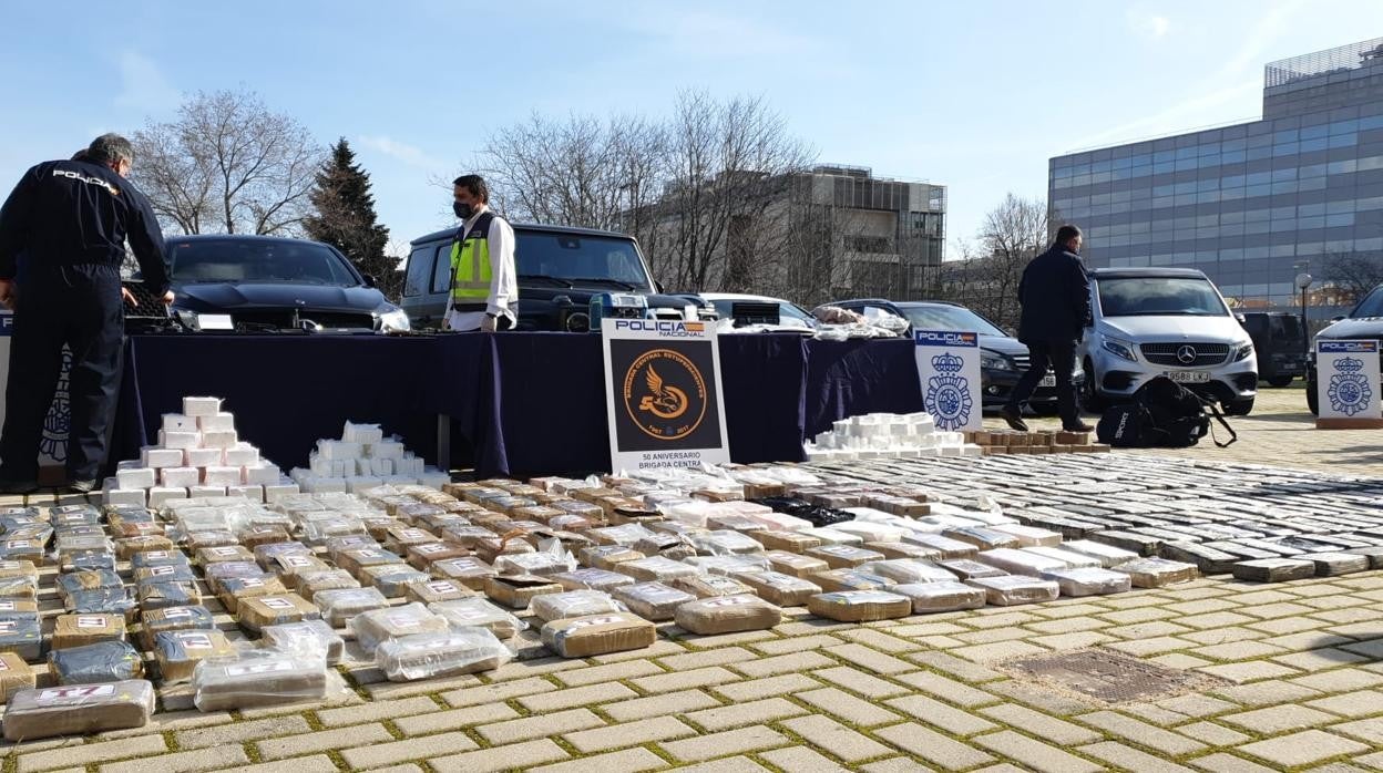 El alijo de 600 kilos de cocaína de la operación Toga