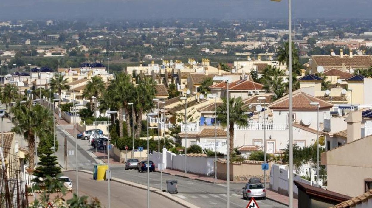 Zona residencial con muchos vecinos procedentes del Reino Unido en Rojales, en la Vega Baja