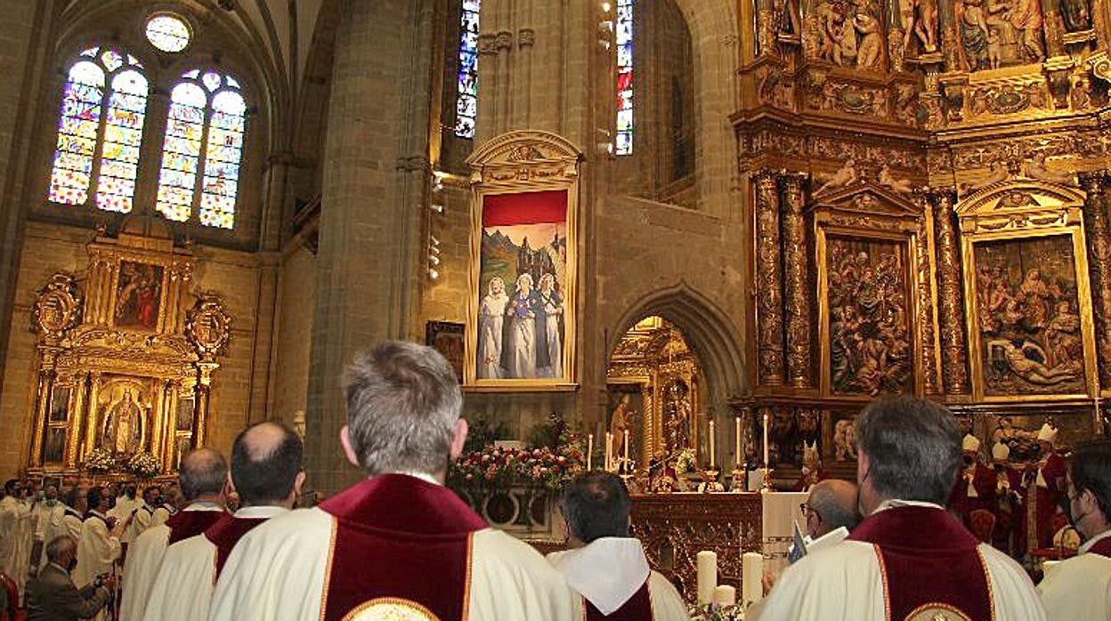 Ceremonia de beatificación de las mártires en la catedral de Astorga