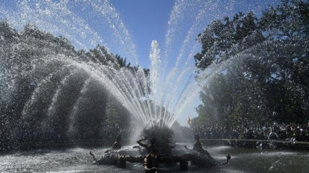 Las fuentes de los Jardines de la Granja de San Ildefonso vuelven a funcionar este domingo