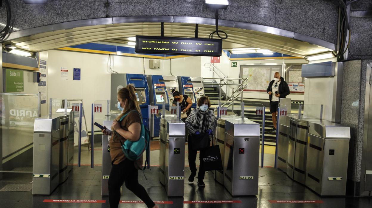 Una estación del Metro de Madrid