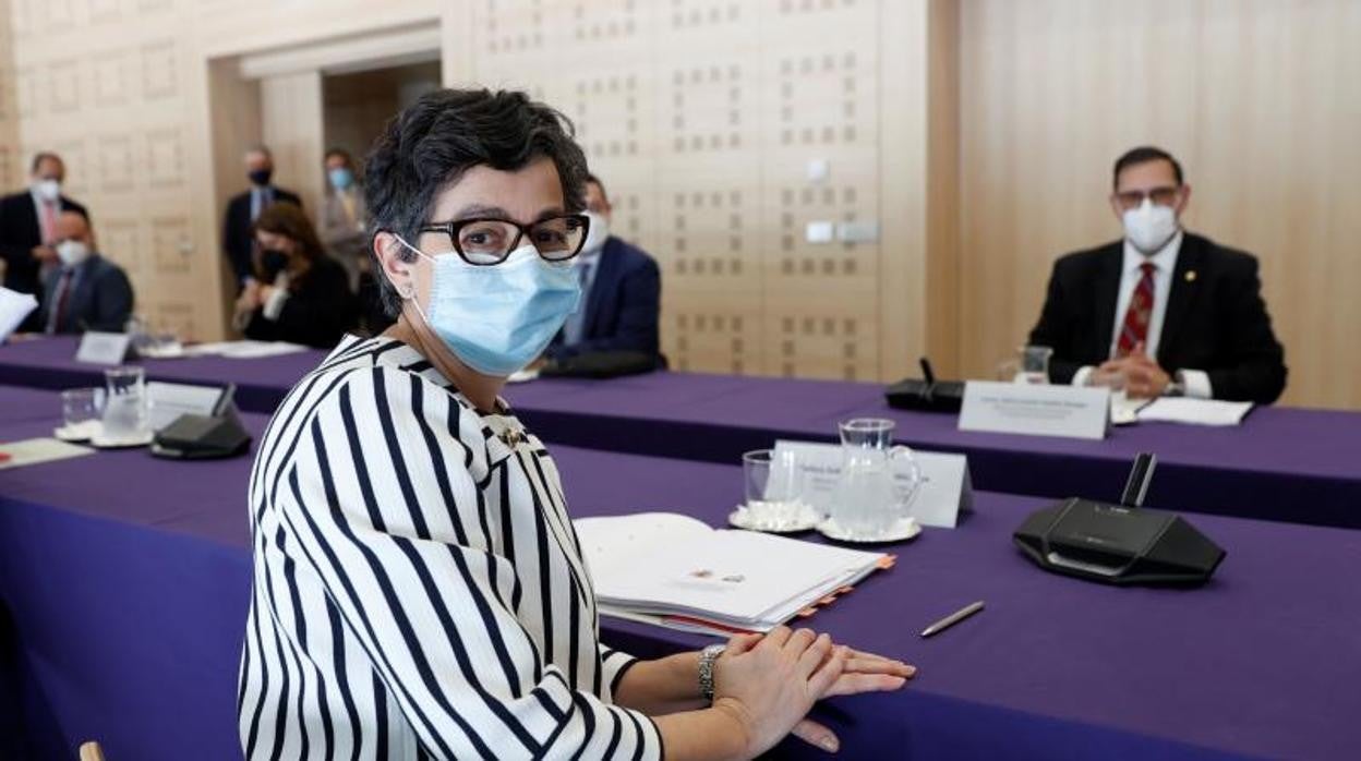 La ministra de Asuntos Exteriores, Arancha González Laya/ El Gobierno espera que «se pueda dar por concluida» la crisis con Marruecos tras la marcha de Gali
