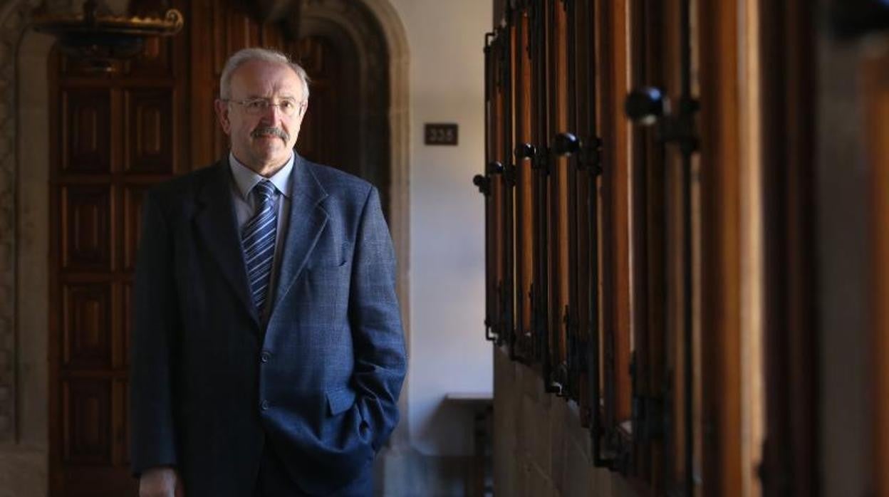 Ramón Villares, el pasado viernes en el Hostal de los Reyes Católicos