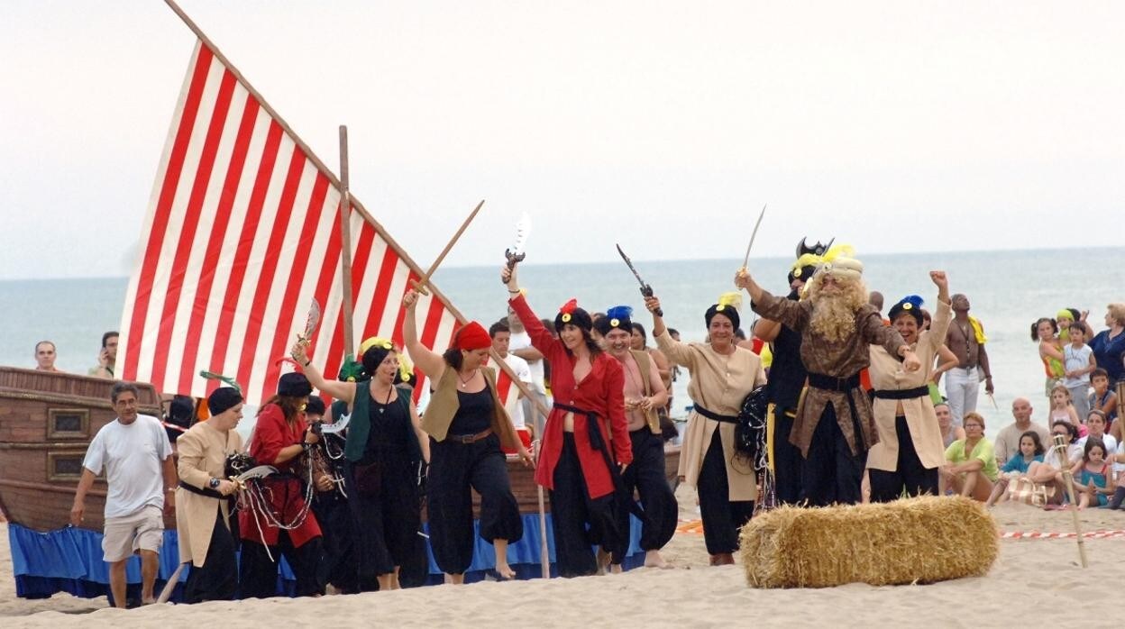 Fiesta de piratas en Castelldefels