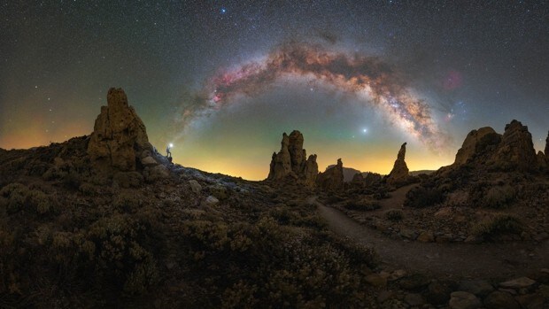 Los cielos canarios son elegidos  entre las mejores fotos de la Vía Láctea 2021