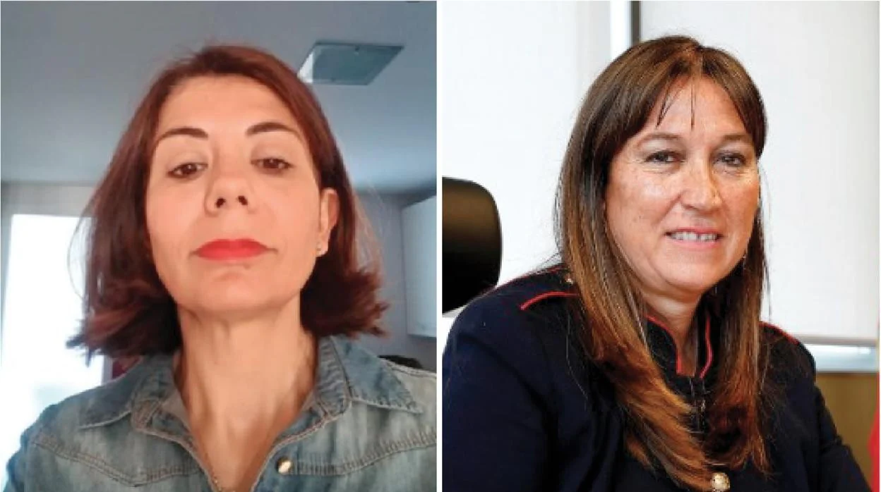 Carmen Gracia López (a la izquierda) acaba de incorporrse como asesora a la Consejería aragonesa de Sanidad que dirige la socialista Sira Repollés (derecha)