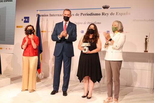 El Rey entrega los Premios Internacionales de Periodismo Rey de España y de la XVII edición del Premio Don Quijote de Periodismo