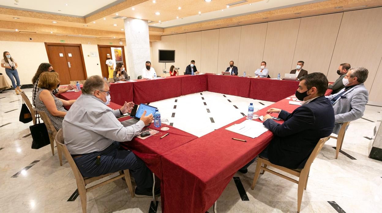 Reunión ayer en Toledo del sector de la Hostelería