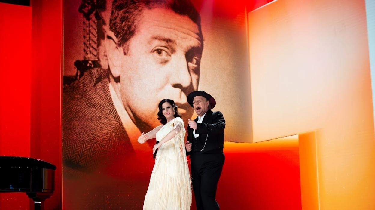 Imagen del homenaje a Luis García Berlanga durante la gala de los Goya de 2021