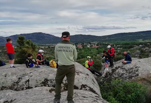 Rescate de varios niños en la sierra madrileña