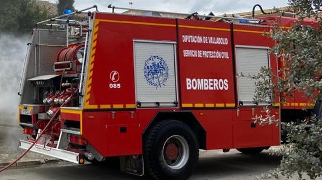 Camión de bomberos de la Diputación de Valladolid