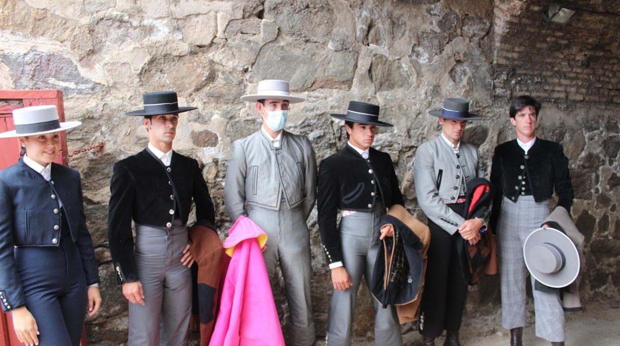 Los intervinientes en el festival taurino de ayer en Toledo