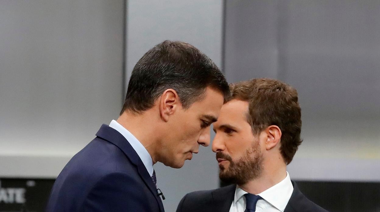 Pedro Sánchez y Pablo Casado