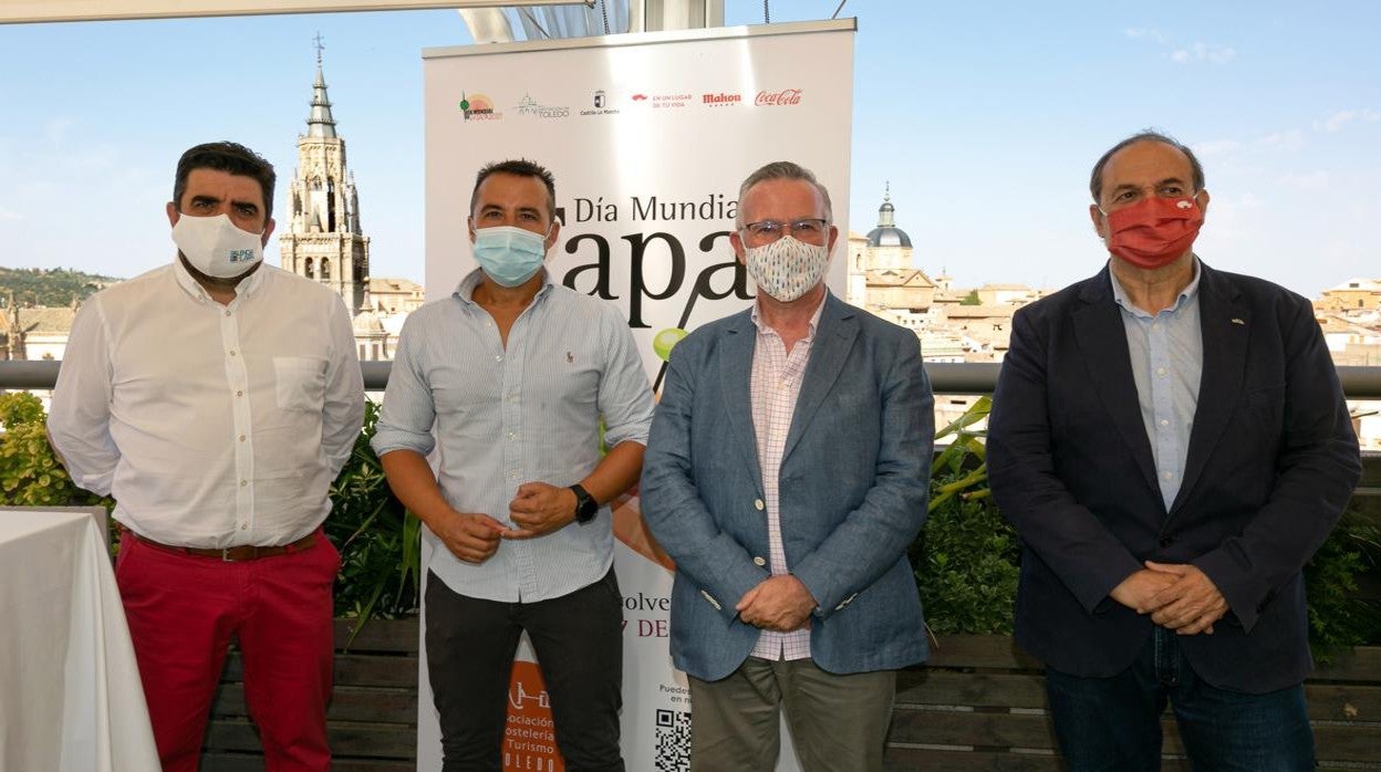 Tomás Palencia y Alfonso Silva, en la presentación de «El Día Mundial de la Tapa»