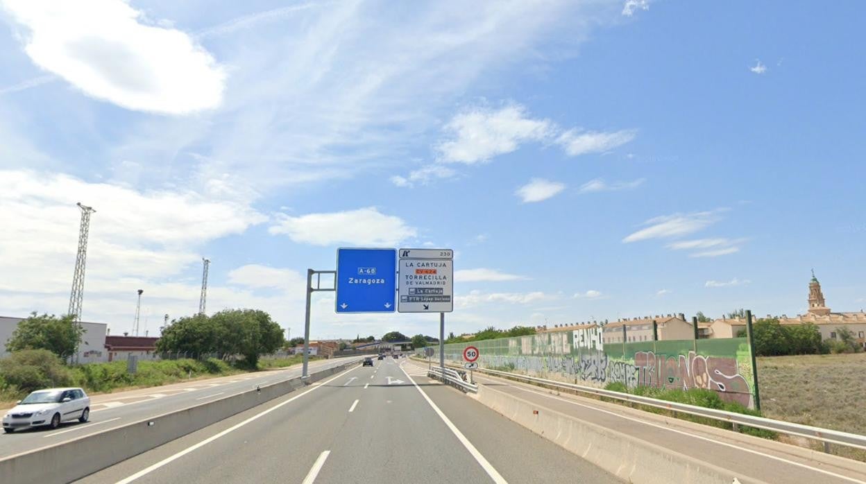 El menor se adentró en plena noche en la autovía A-68 a su paso por el barrio zaragozano de La Cartuja