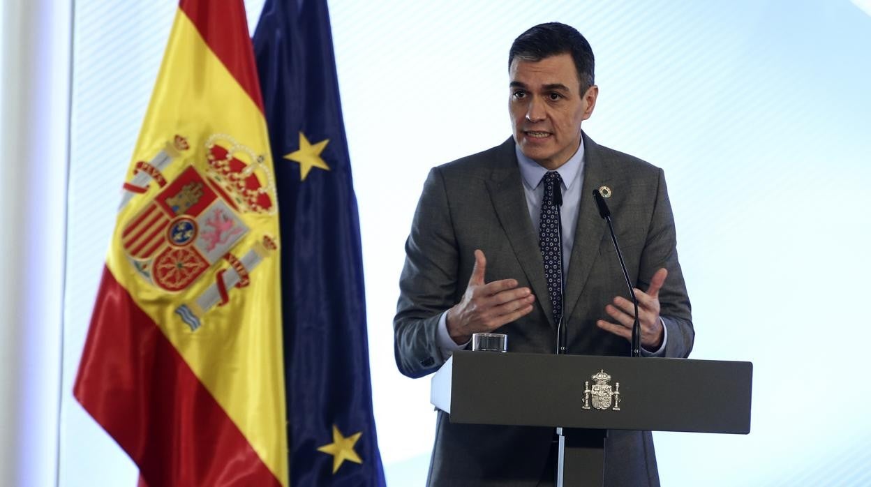 El presidente del Gobierno, Pedro Sánchez